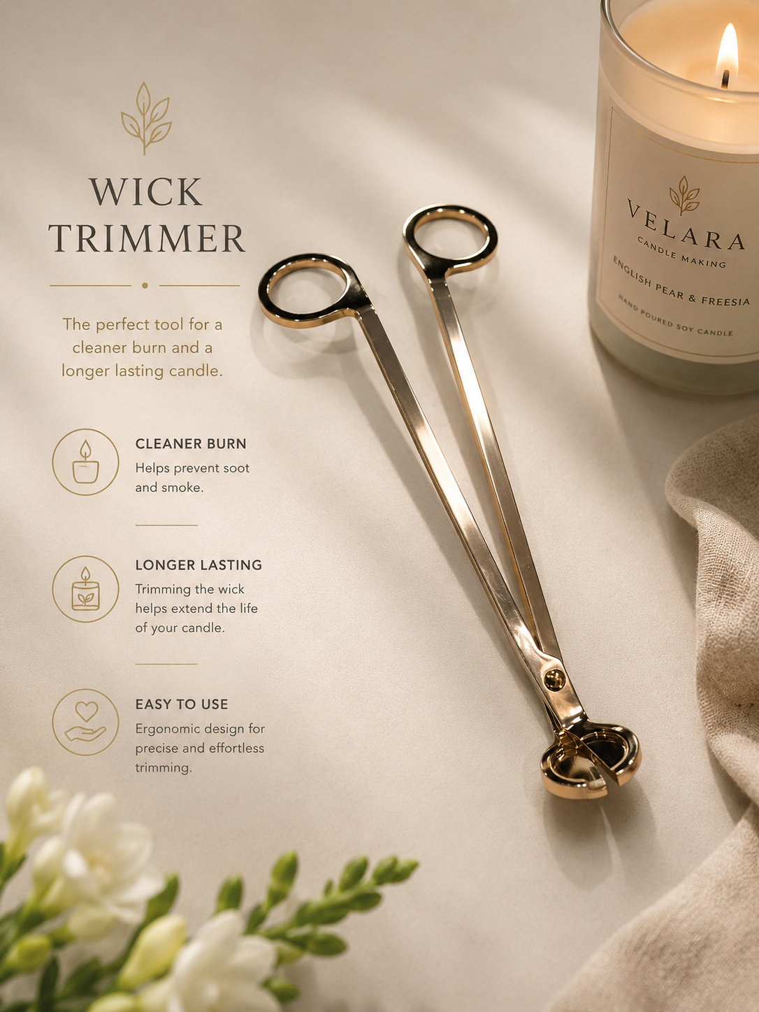 Gold Wick Trimmer